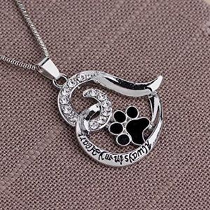 PET SYMPATHY HEART PENDANT NECKLACE